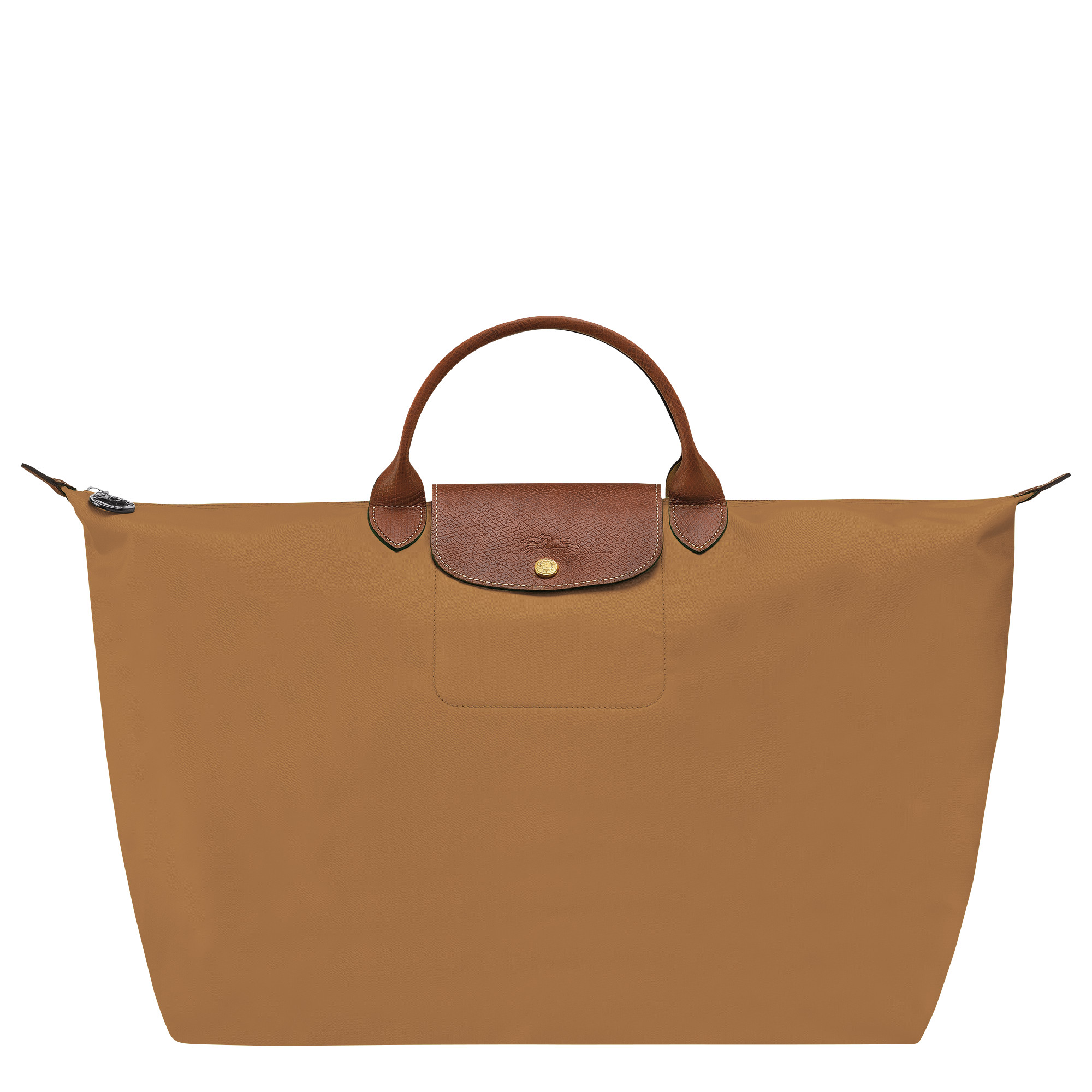 Le Pliage Original L Travel bag Fawn - Recycled canvas | Longchamp US | Longchamp