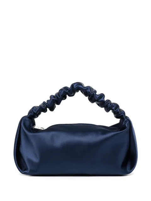 Alexander Wang Scrunchie Satin Mini Bag - Farfetch | Farfetch Global