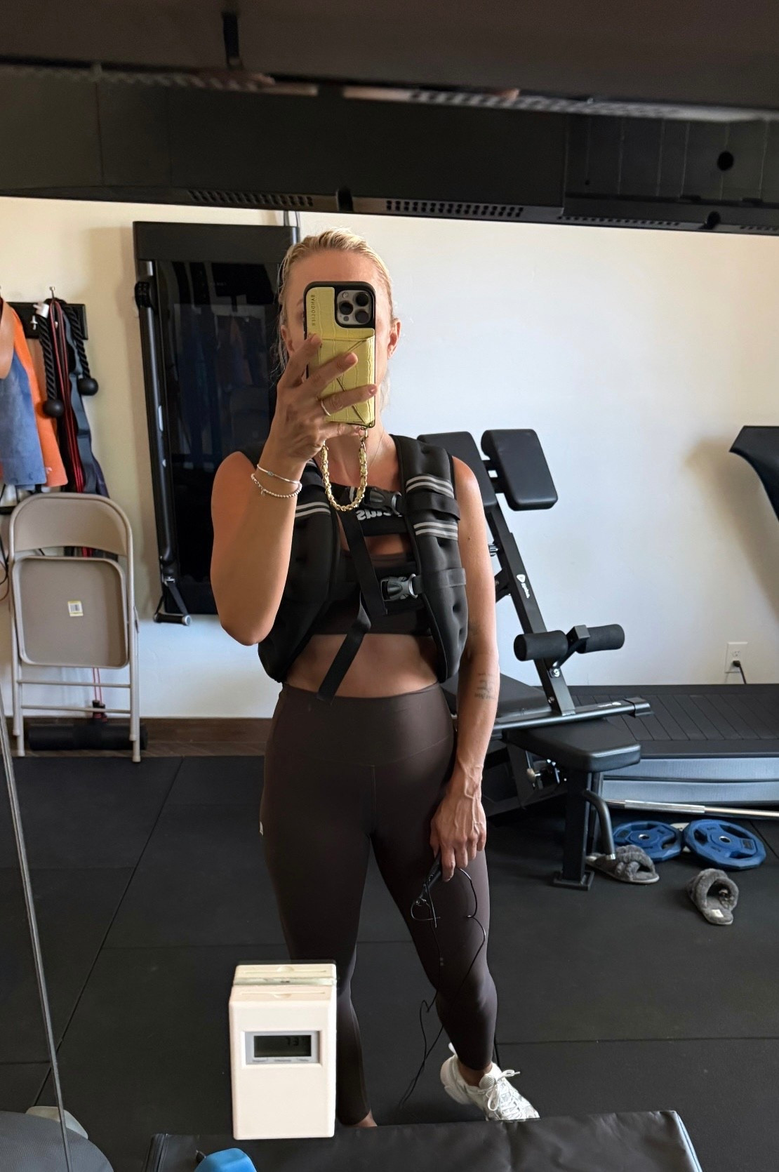 Small in bra and leggings 
16lb weight vest
Tts sneaker 


#audreyuhler #vuori #workout #weightedvest

#LTKActive #LTKOver40