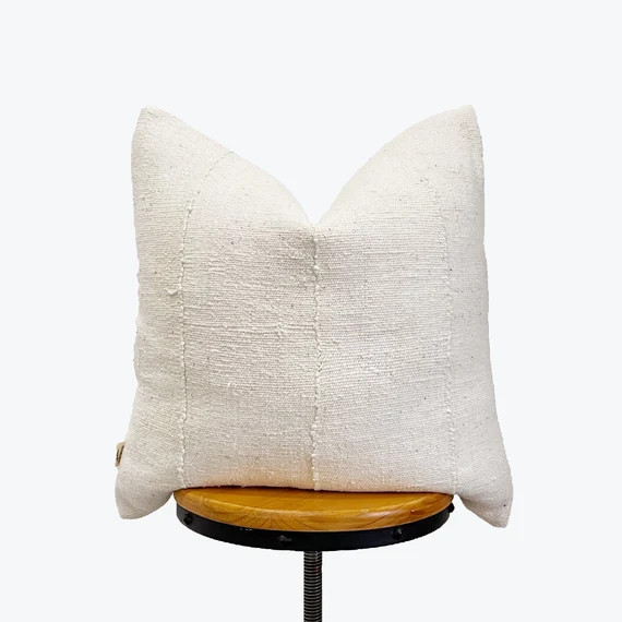Authentic Mudcloth Pillow Cover natural Mudcloth Pillow Cover - Etsy | Etsy (US)