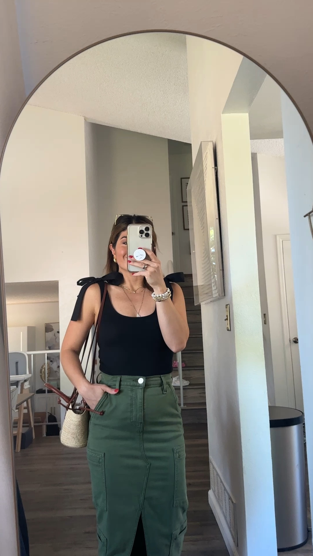 Loving this denim skirt via Hudson jeans! It runs tts. Use code “carolina25” to get 25% off! 
Top size xs
Skirt size 24

#LTKFindsUnder100 #LTKStyleTip #LTKFindsUnder50