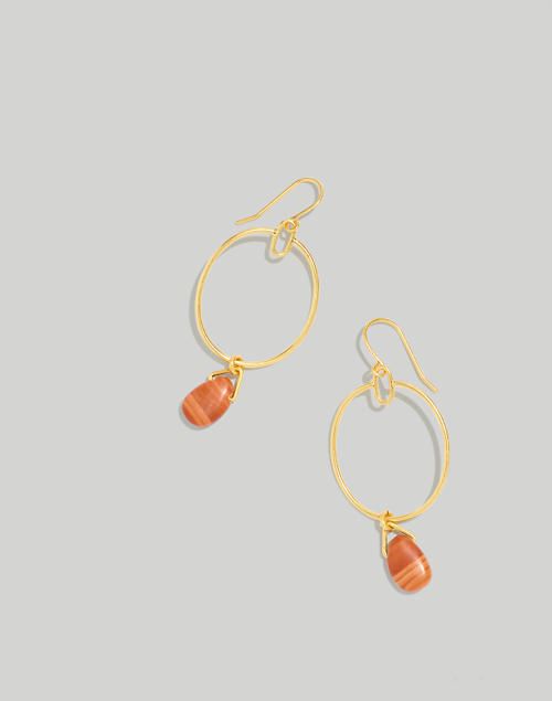 Stone Collection Chrysoprase Statement Earrings | Madewell