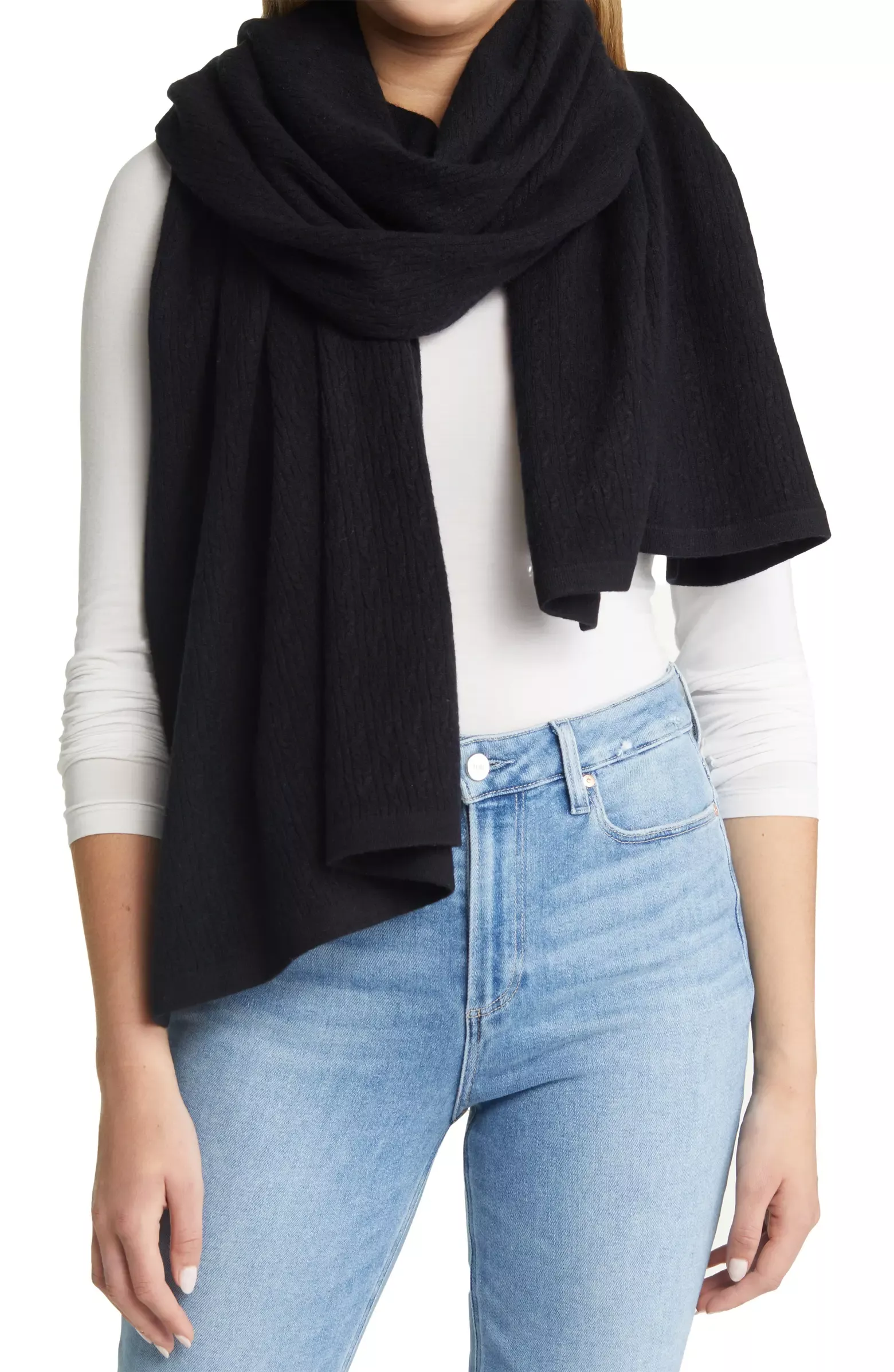 Nordstrom Recycled Cashmere Scarf curated on LTK