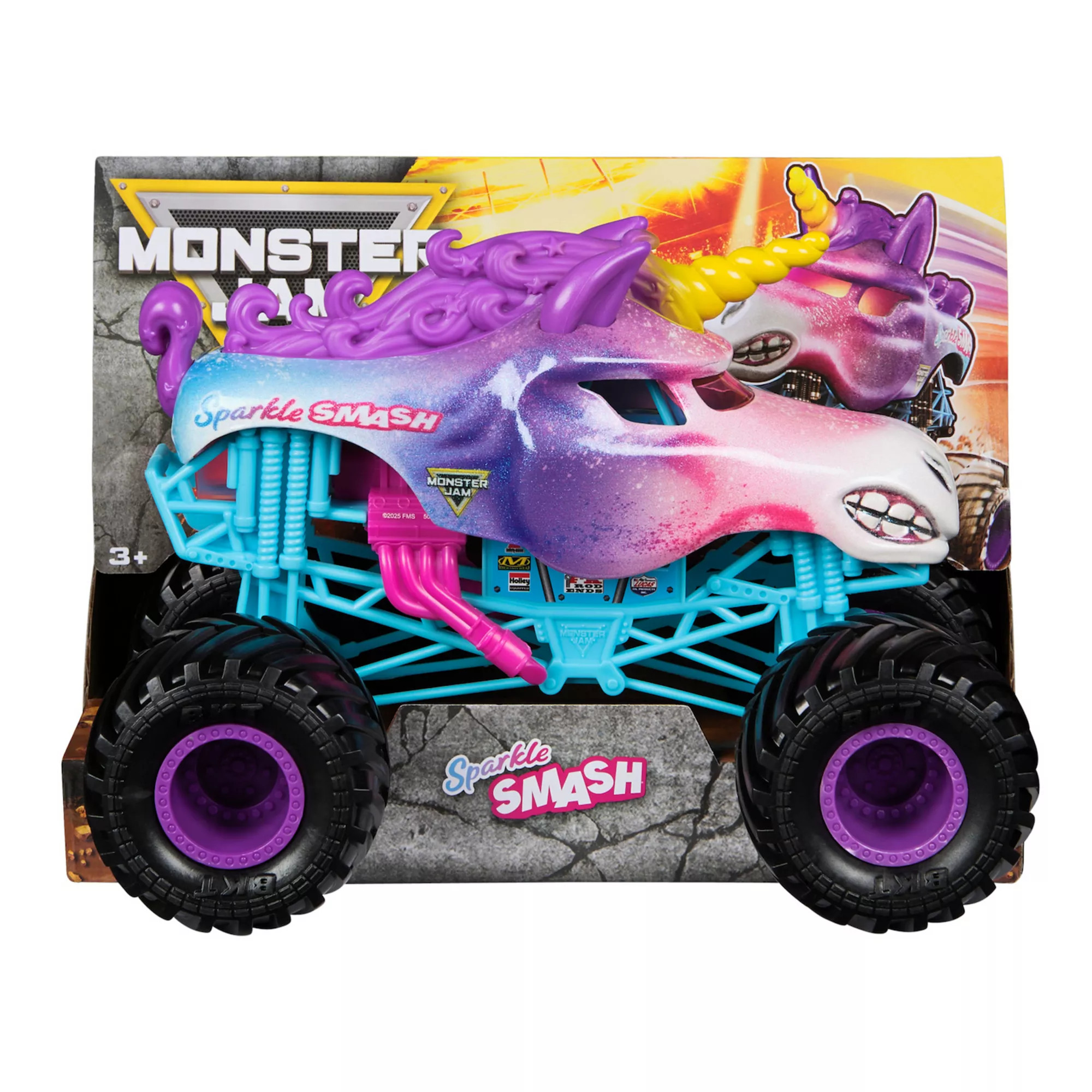 Monster Jam Sparkle Smash Die-Cast Monster Truck 1:24 Scale | Kohl's