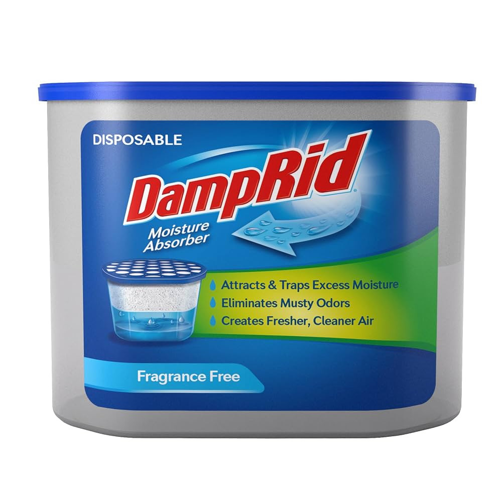 DampRid FG100 Unscented Disposable Moisture Absorber, 10.5-Ounce,White | Amazon (US)