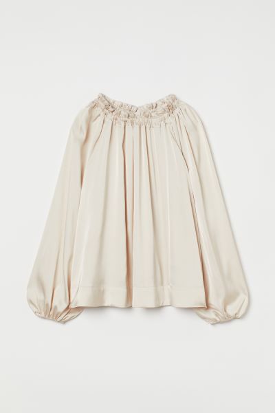 Balloon-sleeved Blouse | H&M (US)