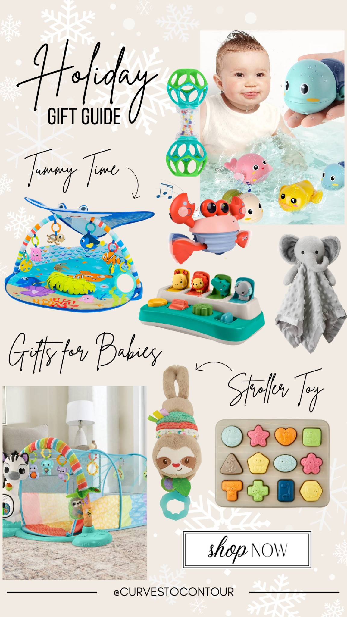 Holiday Gift Guide for Babies

Gift Guide | Gift Guides 2023 | Holidays | Gifts For Babies | 

#LTKkids #LTKGiftGuide #LTKHoliday
