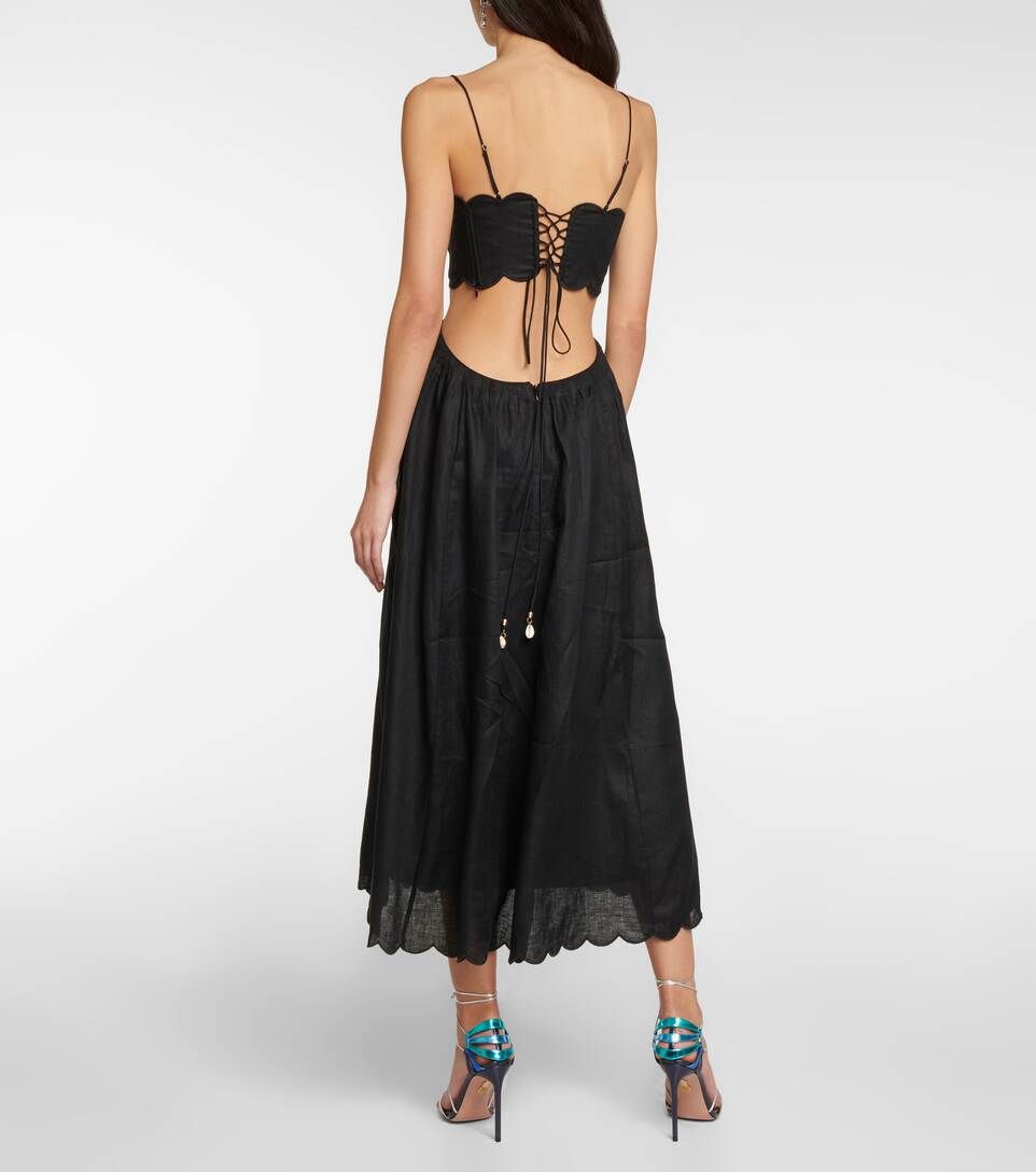 Cutout linen maxi dress | Mytheresa (US/CA)