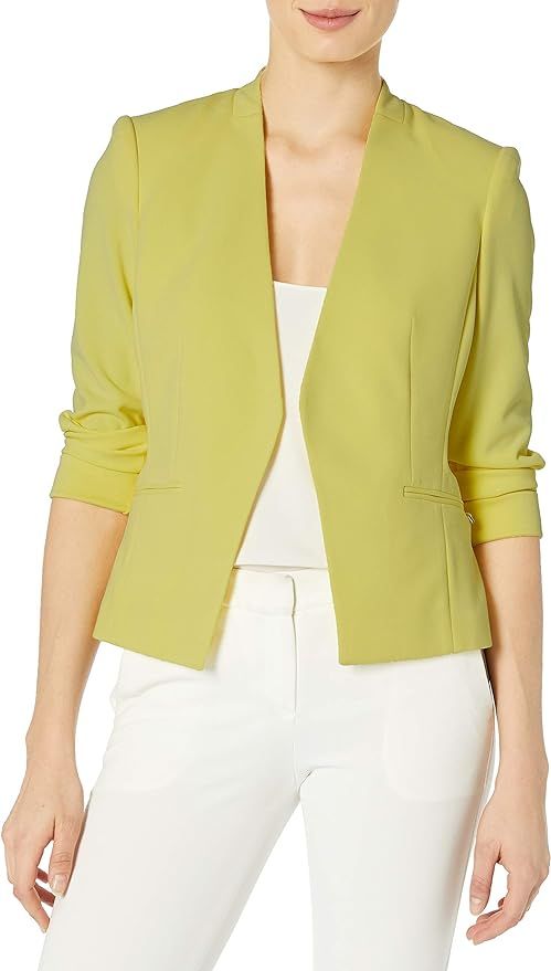 Calvin Klein Women's Single Button Jacket | Amazon (US)