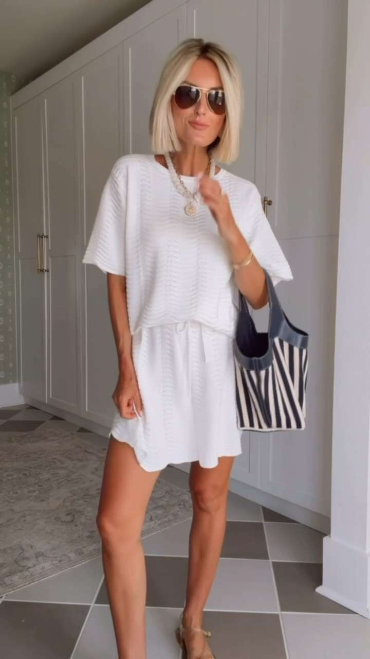 I love how you can wear this crochet white set for everyday or as a cover up! It comes in a few other colors as well! Wearing S!

Loverly Grey, Amazon, matching set, cover up, white set, summer outfit, vacation looks 

 #LTKSeasonal #LTKSwim