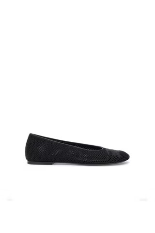 BURBERRY mesh fabric ballet flats for women | Residenza725 US