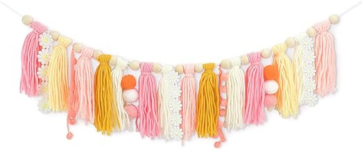 Daisy Birthday High Chair Banner, Daisy One First Birthday Decorations, Groovy Two High Chair Ban... | Amazon (US)