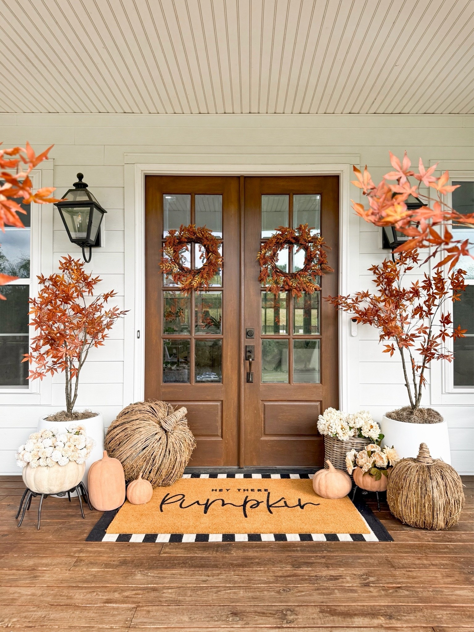 Last years fall front doors were possibly my fave! I loved bringing back the oranges and the little bit of black! Still haven’t decided what I’ll be doing this year!

#LTKstorytime #LTKSeasonal #LTKHome