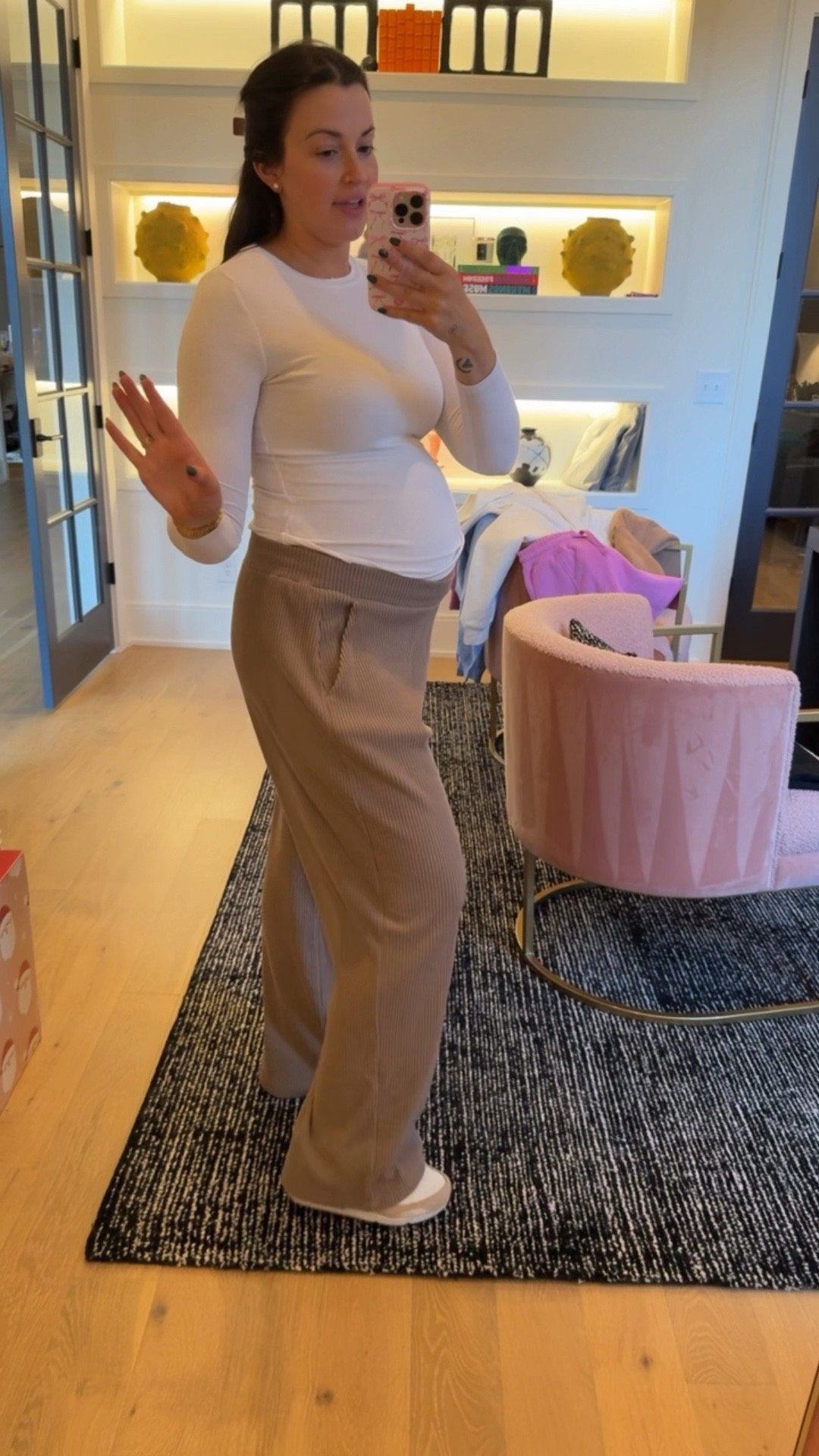 Comfiest brushed rib pants! $38.25 with TIA15. I’m in a Large  

#LTKSaleAlert #LTKWatchNow #LTKCyberWeek