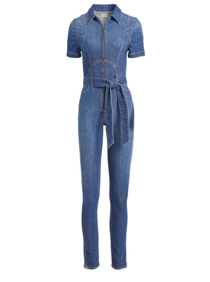 GORGEOUS DENIM JUMPSUIT | Alice + Olivia