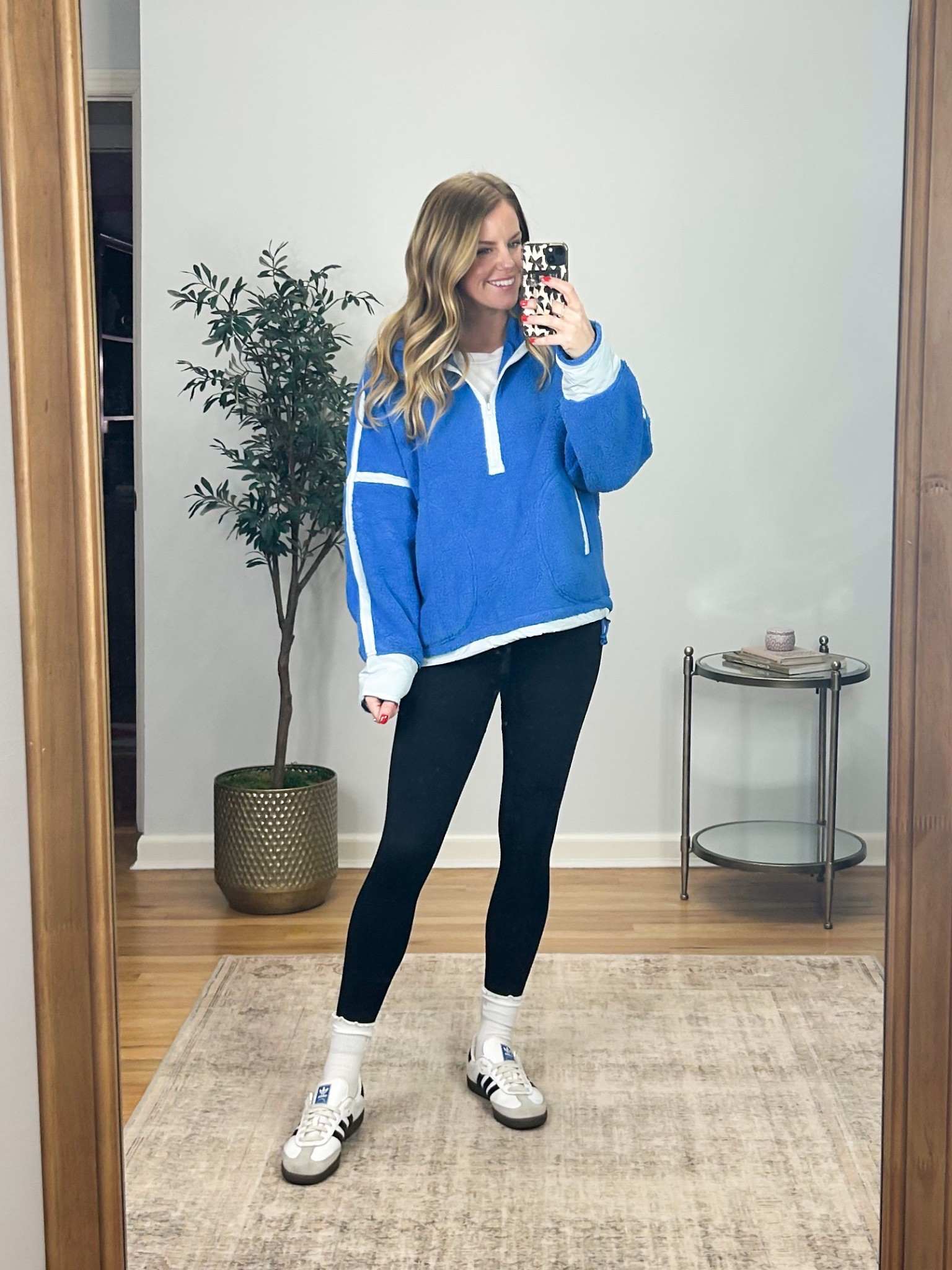 Comfy casual mom outfit of the day! Wearing size M in the fleece! 

#LTKFindsUnder50 #LTKSaleAlert #LTKFindsUnder100