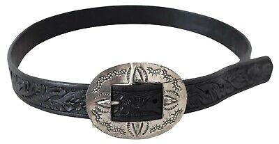 RALPH LAUREN Belt Black Leather Vintage Western Buckle Waist Women s. 80cm / 2.5 | eBay US