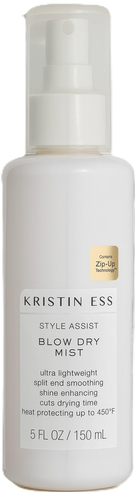 Kristin Ess Hydrating Heat Protection Spray for Hair - Blow Dry Frizz Control + Shine Enhancing -... | Amazon (US)