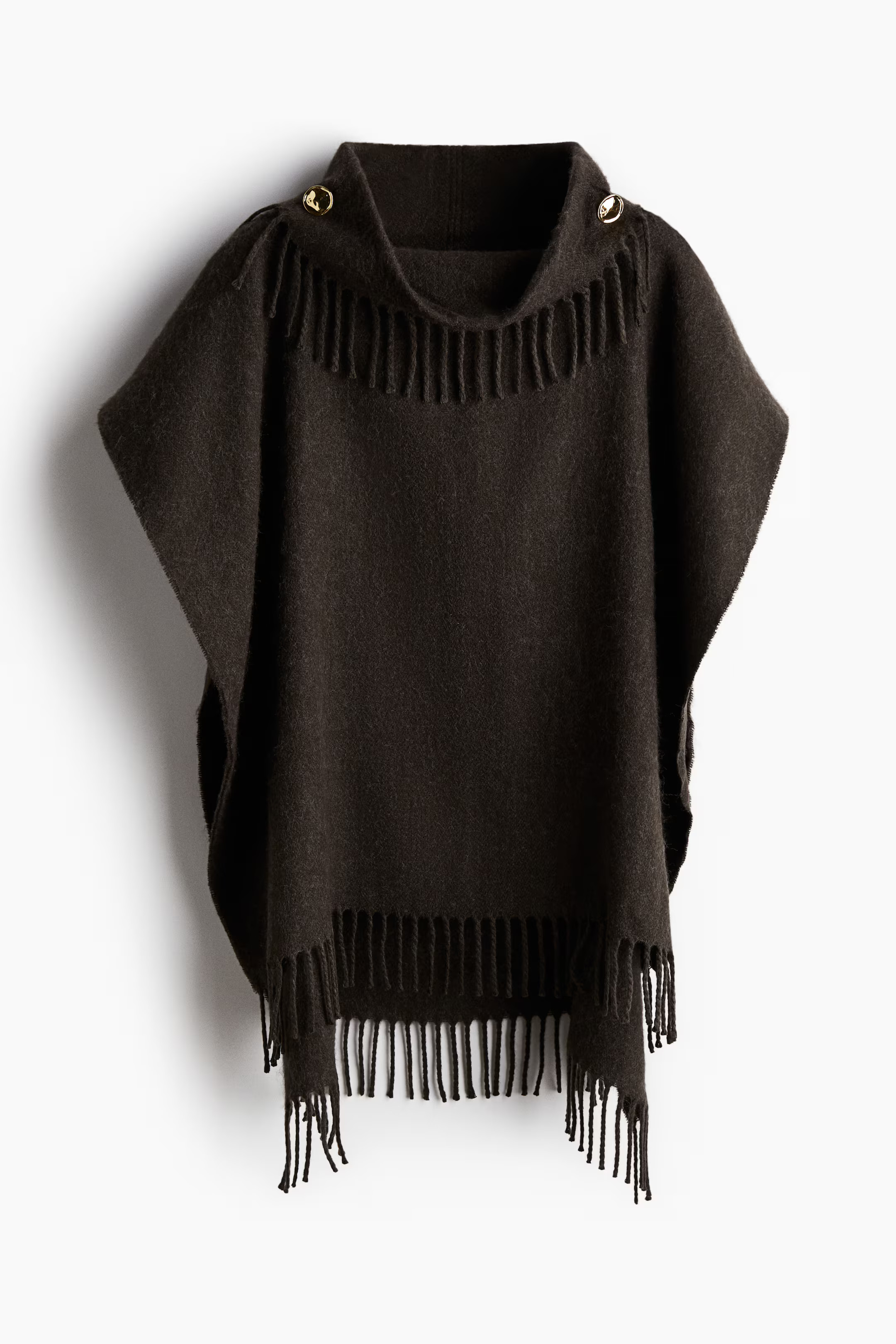 Fringe-Trimmed Cape | H&M (US + CA)