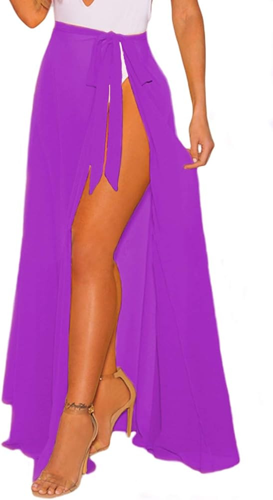 OmicGot Women's Swimsuit Cover Up Beach Sarong Wrap Maxi Skirt | Amazon (US)