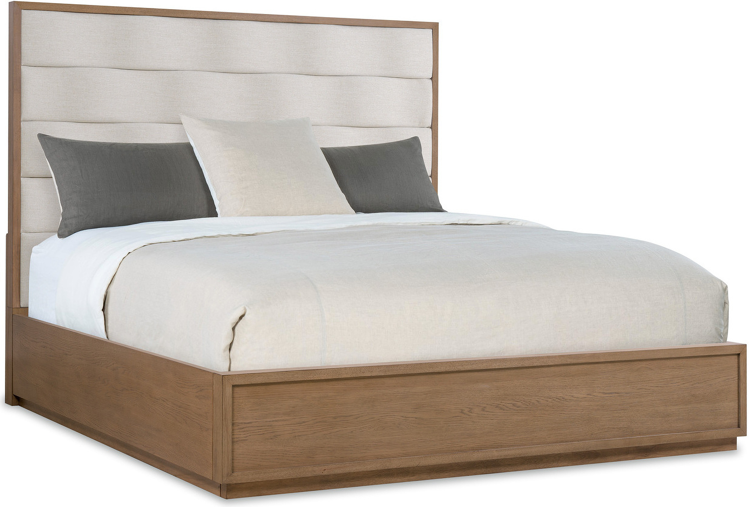 Sonnet California King Upholstered Bed In Beige | 1stopbedrooms