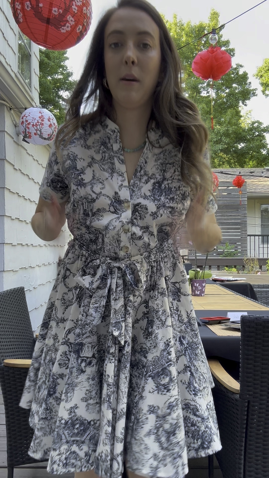 The cutest detail summer dress for a dinner party with the girls! Girls night! Great wedding guest dress or country concert outfit!

#LTKParties #LTKU #LTKWedding