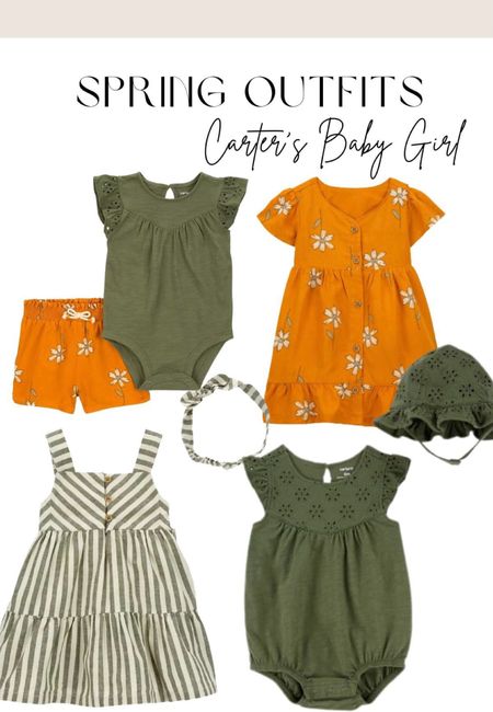 Spring outfits baby girl #carters #babygirl #springoutfits 

#LTKSeasonal #LTKbaby #LTKkids