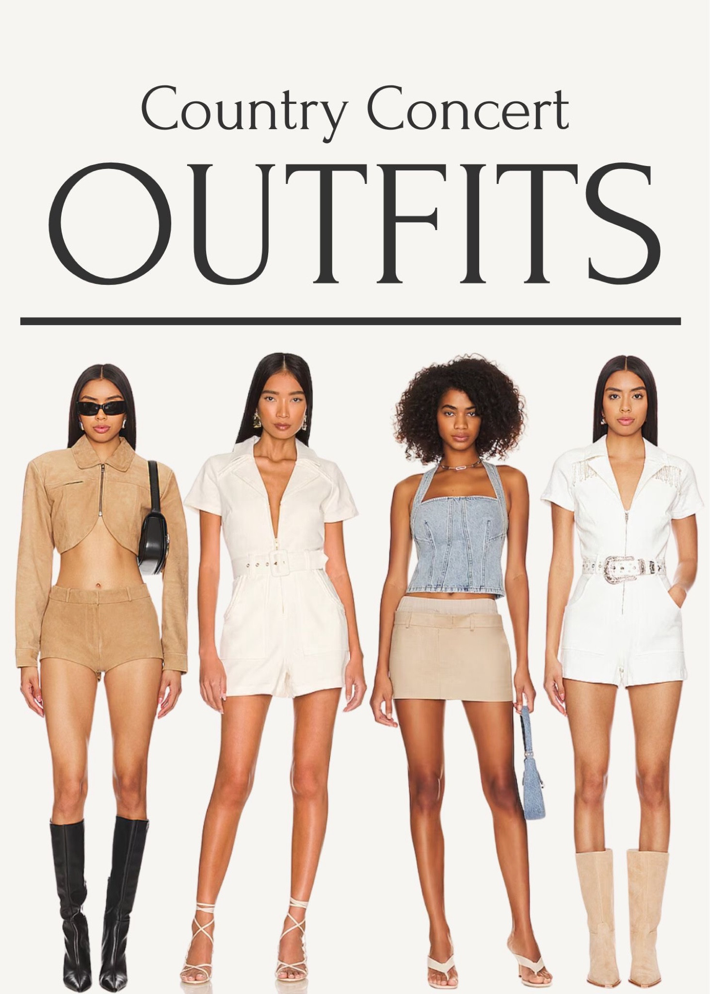 country concert ideas, country concert outfits, western outfits, western dresses, jean shorts, jean jumpsuits, jean rompers, country clothes, concert outfits, country concert fits, country boots, cowgirl, western wear, country lover

#LTKU #LTKstyletip #LTKSeasonal