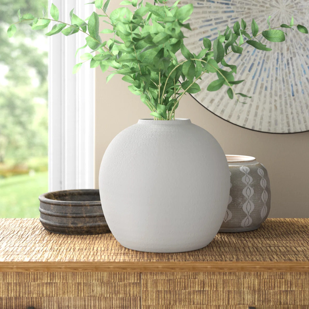 Abie Handmade Watertight Ceramic Table Vase | Wayfair North America