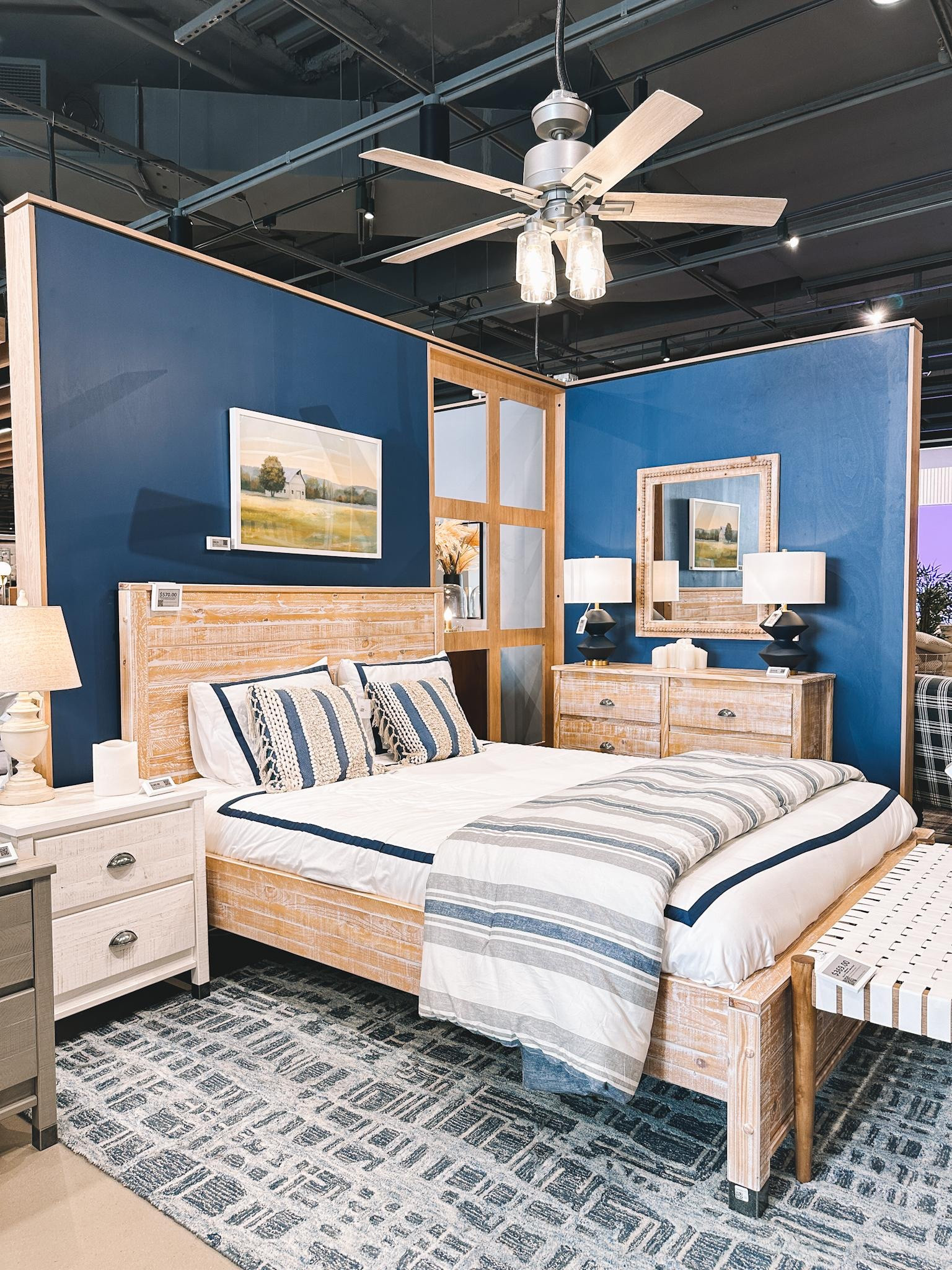 I'm actually helping my parents renovate their bedroom right now, *and* they're furnishing their retirement home down on 30A. So tons of fabulous ideas were picked up in this department! 