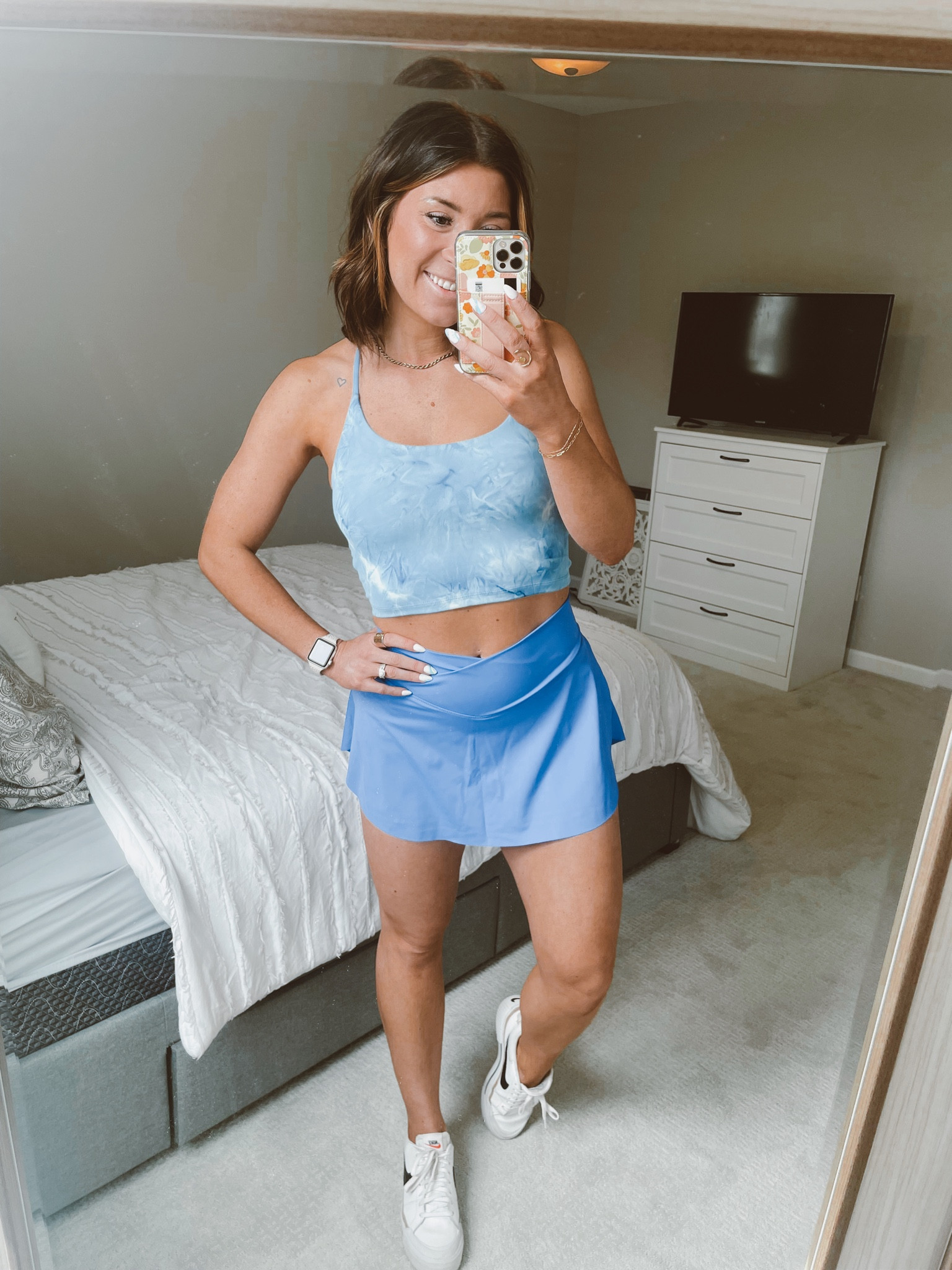 Obsessed with this casual cute outfit! Perfect for a day of exploring or errands! Both top and bottom are on sale, too! Wearing a small in both 

#LTKSeasonal #LTKunder50 #LTKsalealert
