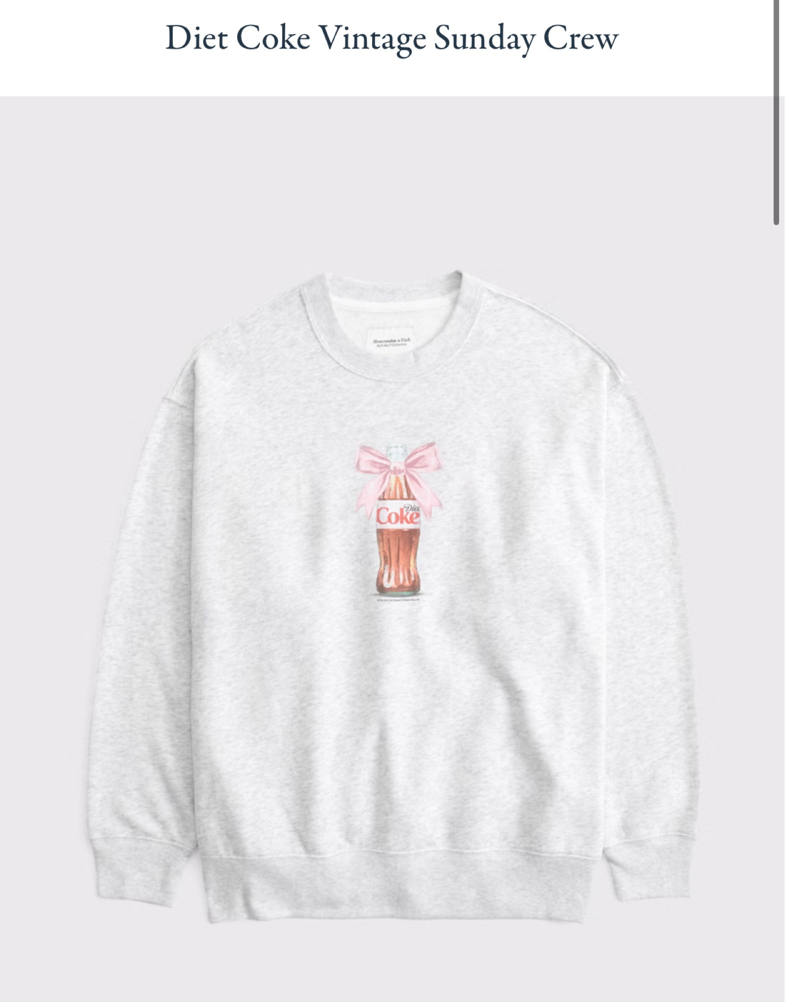 Obsessed with this Diet Coke sweatshirt - would be so cute for any Diet Coke lover in your life. I ordered it in a L! 🥤🎀

#LTKSeasonal #LTKGiftGuide #LTKHoliday