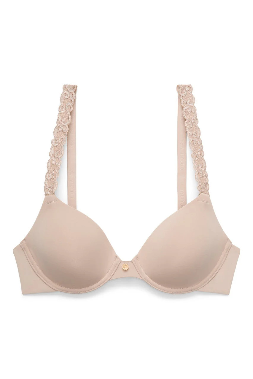 Buy Pure Luxe Custom Coverage Contour Underwire Bra in Café Online | NATORI | Natori