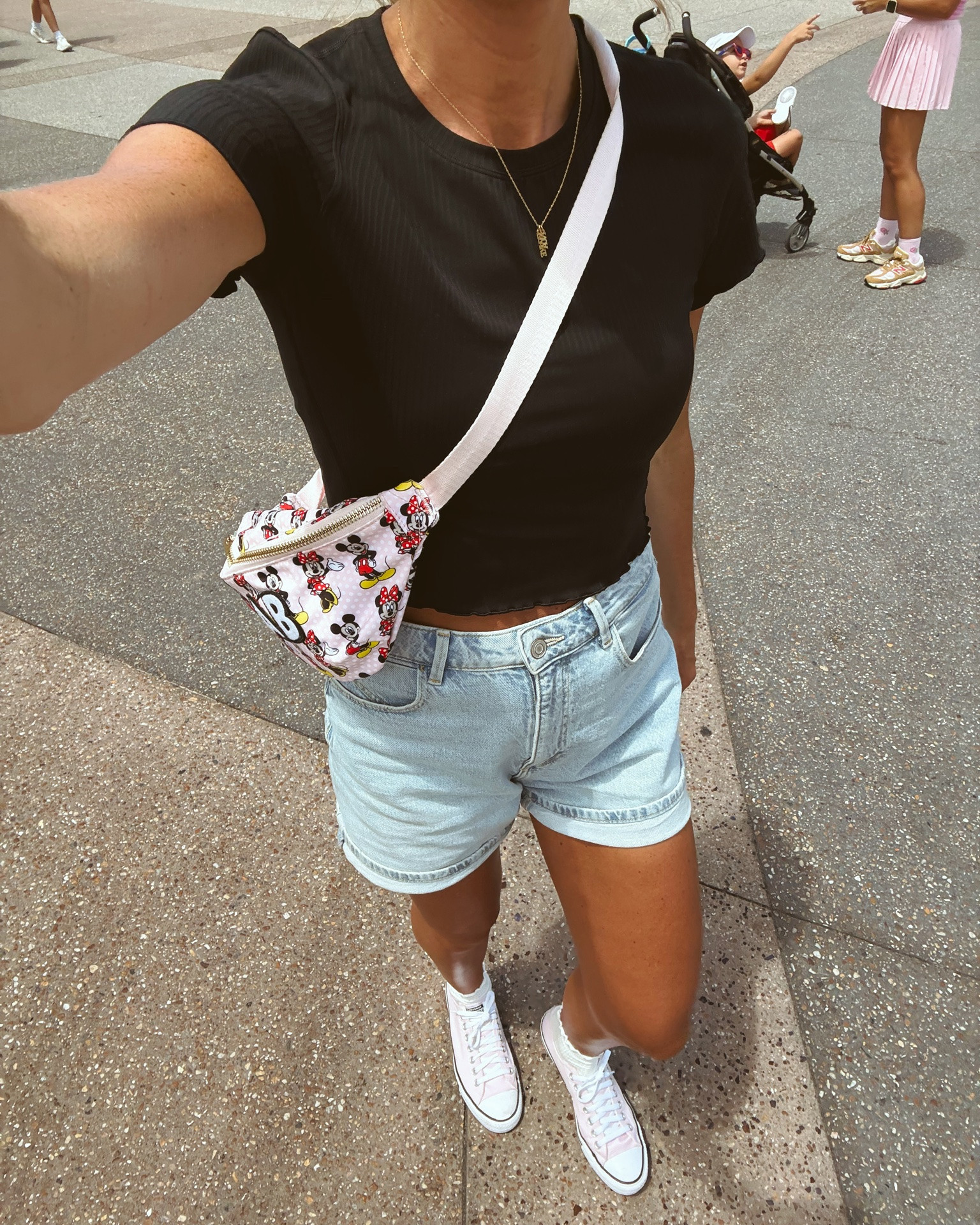 What I wore to Disney world as a toddler mom. I got my true size in everything.

#LTKTravel