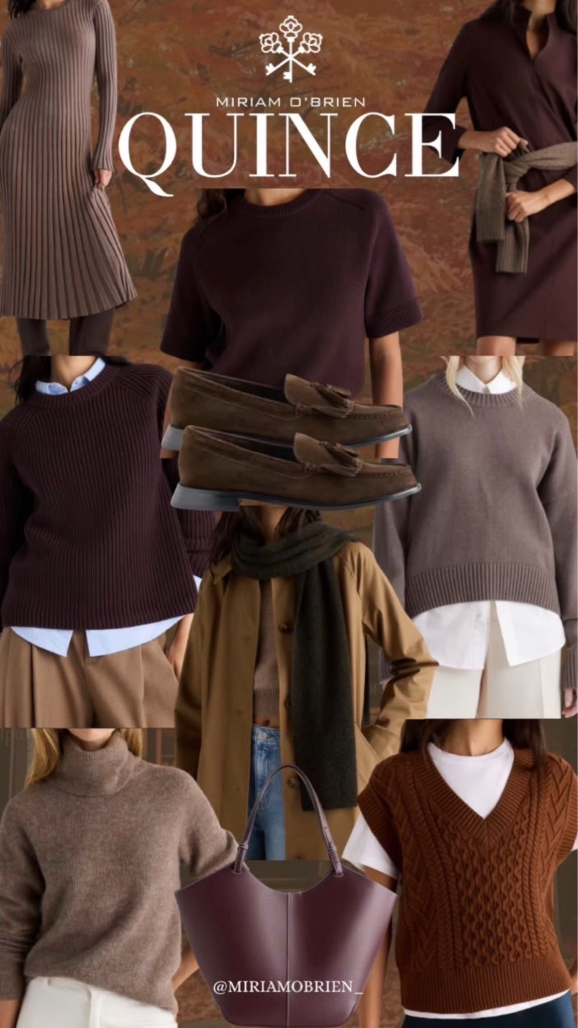 If you’re building a classic fall wardrobe, Quince is one to keep on your radar. 🤎 Think cozy knits, neutral layers, classic silhouettes, leather accessories, and pieces that can be mixed and matched all season long.

Simple, polished, timeless. Exactly the kind of wardrobe I love. 🍂

Follow @MiriamObrien on Instagram and TikTok for more classic fashion finds & shoppable style inspiration!

#Quince #QuinceStyle #FallFashion #FallOutfits #ClassicStyle #CapsuleWardrobe #NeutralStyle #QuietLuxury #TimelessStyle #FallWardrobe #ClassicFashion #CozyStyle #FashionFinds #LTKFashion #LTKFinds

#LTKmomlife #LTKOver40 #LTKHome