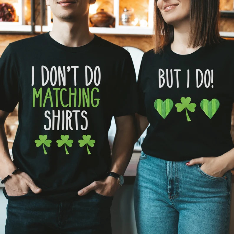 I Don't Do Matching Shirts, Couple Shirt, Funny Couples Husband And Wife , Wife Shirt, Funny St P... | Etsy (US)