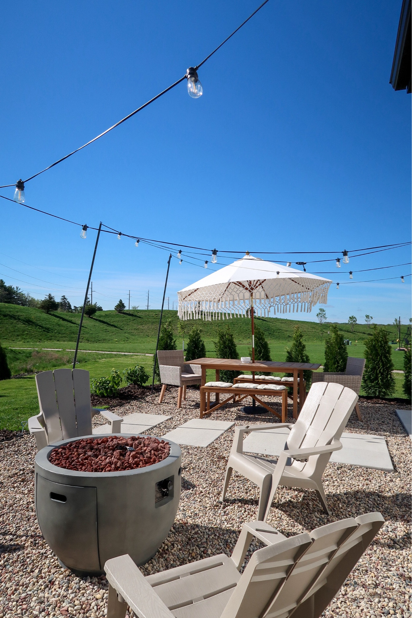 Outdoor patio ready for summer ✨

#LTKhome