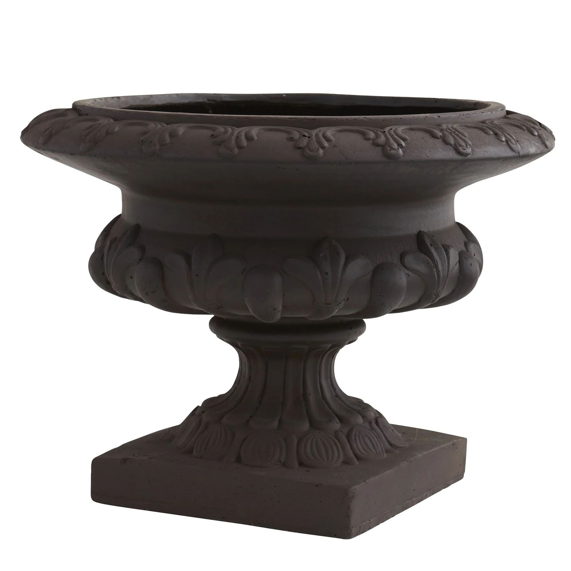 Iron Finished Decorative Urn (Indoor/Outdoor) | Nearly Natural