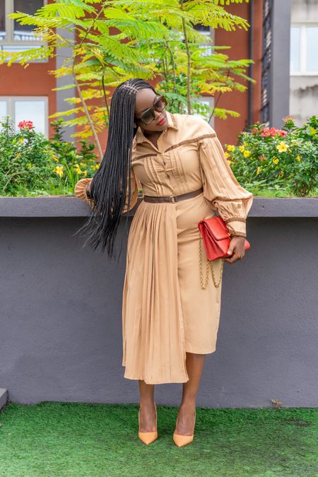 I would not recommend this dress . Hear me out 😅. Got it in Shanghai 2019. It wrinkles easily and it’s hard to Iron. Beautiful dress though. Check out some beige / brown options i have for you in the links 😎

#LTKsalealert #LTKunder100 #LTKstyletip
