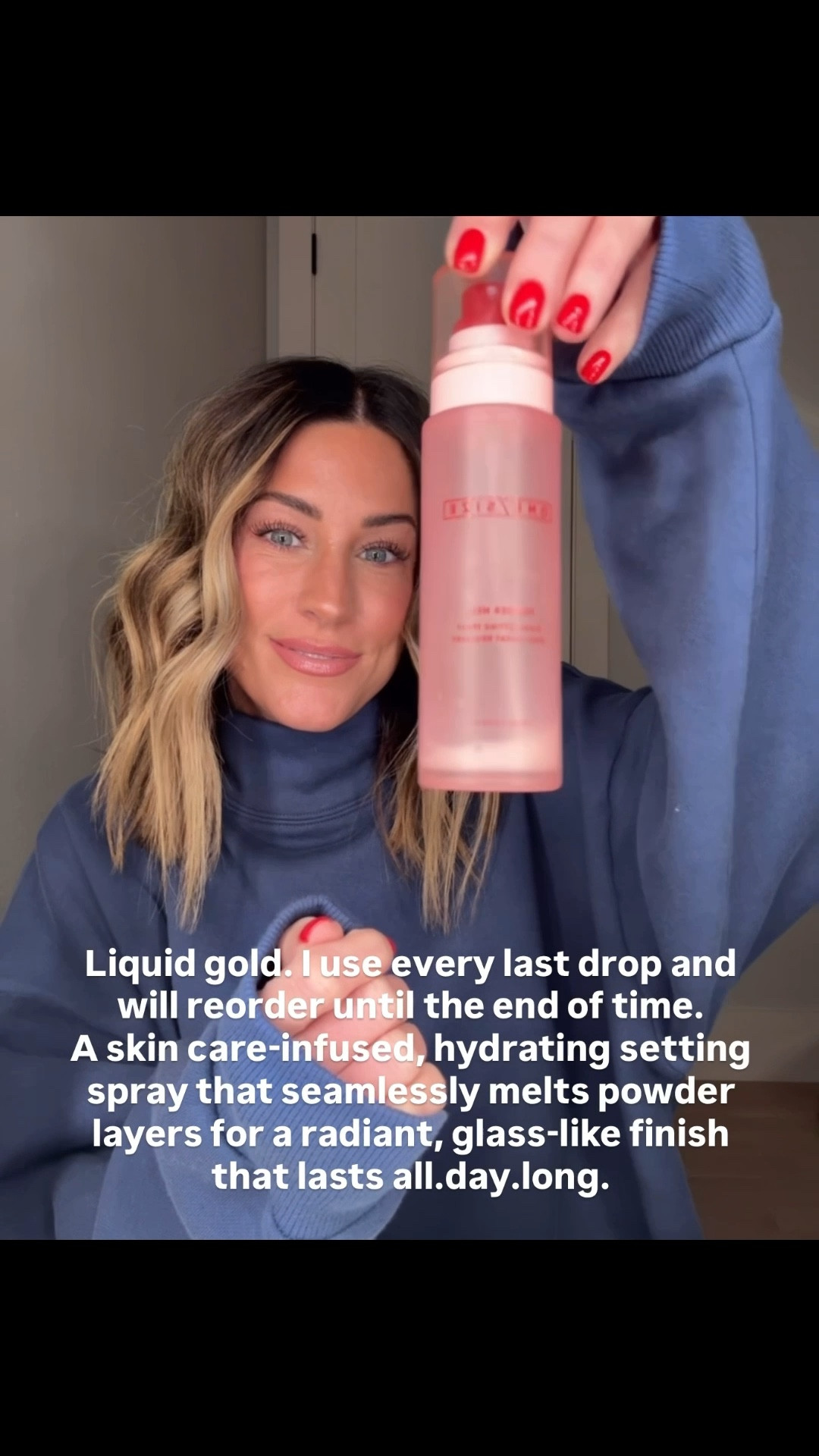 Melts powder products into a glassy dewy finish that stays all day!! 



#LTKBeauty #LTKselfcare #LTKgrwm