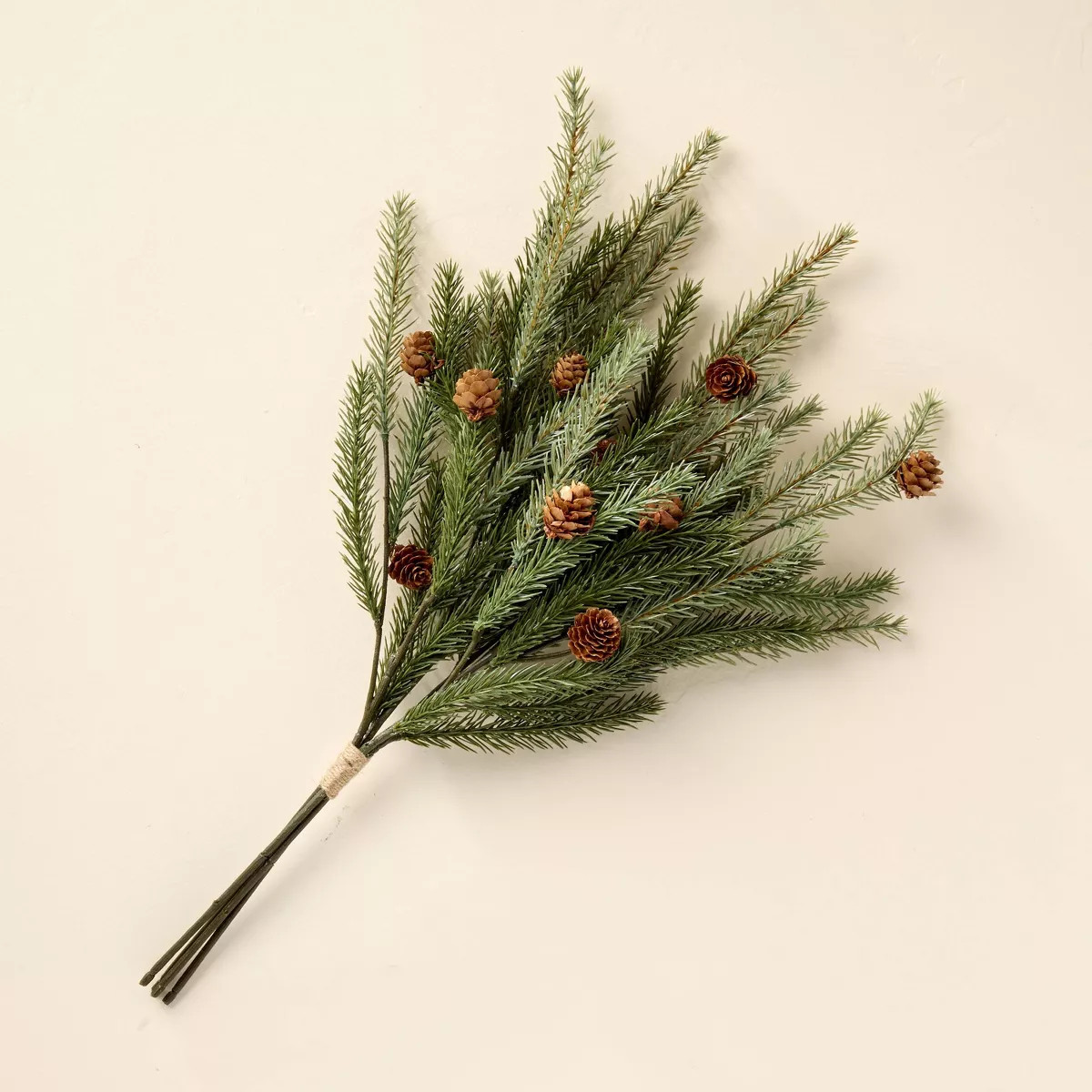 23" Faux Spruce and Pinecone Christmas Branch Bundle - Hearth & Hand™ with Magnolia | Target