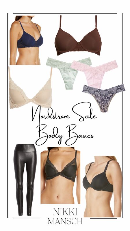 I scoop up these basics this time every year. Undergarments are necessity and technically the spanx leather leggings aren’t an undergarment but I layer them with oversized tees and sweaters all fall! 
 In the bras I’m a 32 C & D depending on the cup cut. 

Intimates, basics, hanky panky, natori at nordstrom 

#LTKxNSale #LTKcurves #LTKunder100