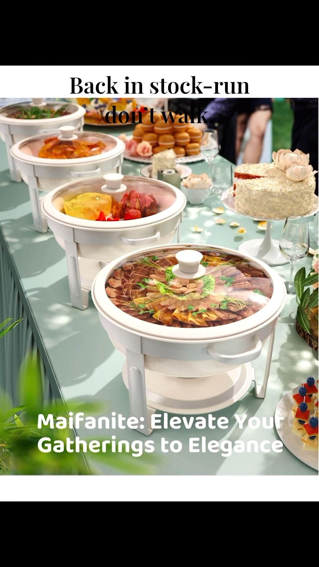 SecretsofYve: Gift Guide - I got 8. These elegant  chaffer dishes sold out fast! Gift 🎁 idea, wedding gift and serveware, home gift, Father’s Day gifts.
#Secretsofyve #ltkgiftguide
Always humbled & thankful to have you here.. New posts daily at 3pm & 4:15pm EST. 
CEO: PATESI Global & PATESIfoundation.org
@secretsofyve : where beautiful meets practical, comfy meets style, affordable meets glam with a splash of splurge every now and then. I do LOVE a good sale and combining codes! #ltkstyletip #ltksalealert #ltkfamily #ltku #ltkfindsunder100 #tku#ltkfindsunder50 #ltkover40 #ltkpetite #ltkplussize #ltkmens #ltktravel #ltkparties #ltkbump #ltkholiday #ltkfoodie #ltkvlog secretsofyve 

#LTKHome #LTKWedding #LTKSeasonal