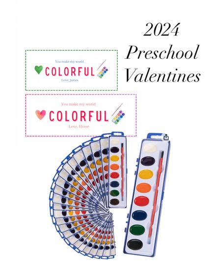 This year for Valentines, my son and daughter are giving their classmates the same thing! A mini watercolor set that comes with a paintbrush and a cute tag tied with a bow! Simple and affordable and NOT candy lol!

#LTKkids #LTKfamily #LTKSeasonal