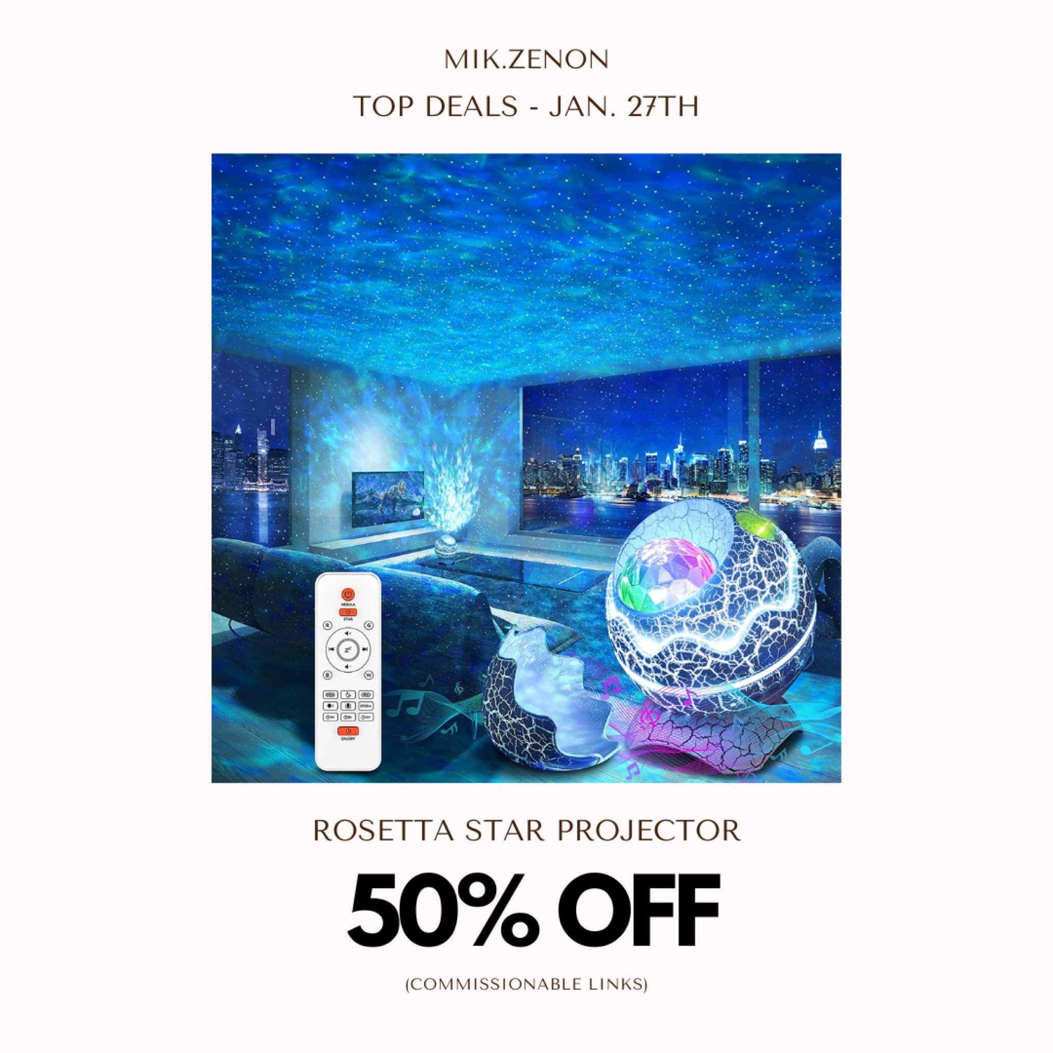 Sale Alert! 50% off this project galaxy lamp that is great for any bedroom! 

#LTKhome #LTKunder100 #LTKsalealert