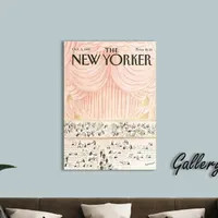 New Yorker Magazine Cover Print 1981, Sempé Symphony Illustration Poster, Vintage Theatre Wall A... | Etsy (Global)