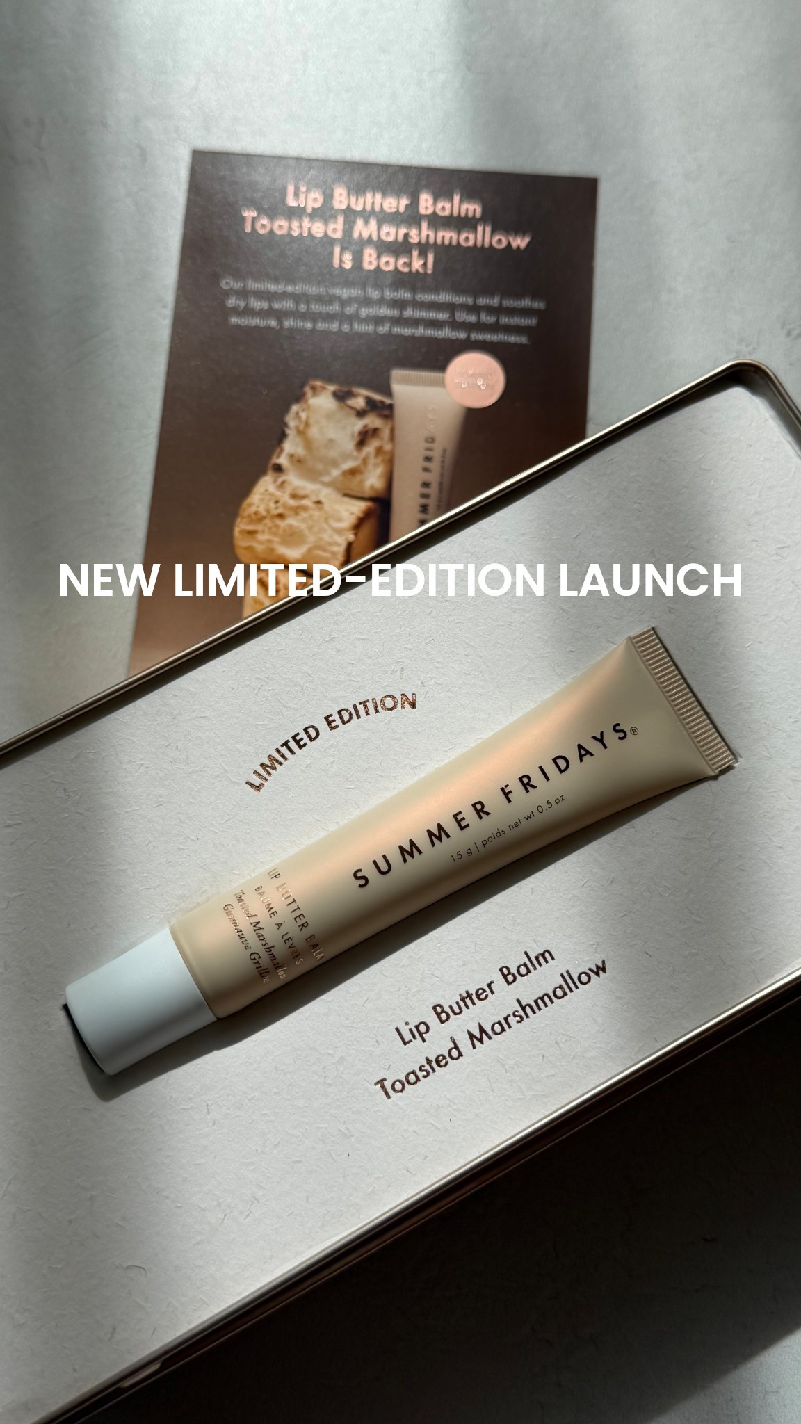 My absolutely favorite lip balm has a new, limited edition flavor and it’s perfect for spring and summer - toasted marshmallow!! It’s absolutely delectable! 

#LTKselfcare #LTKSeasonal #LTKBeauty