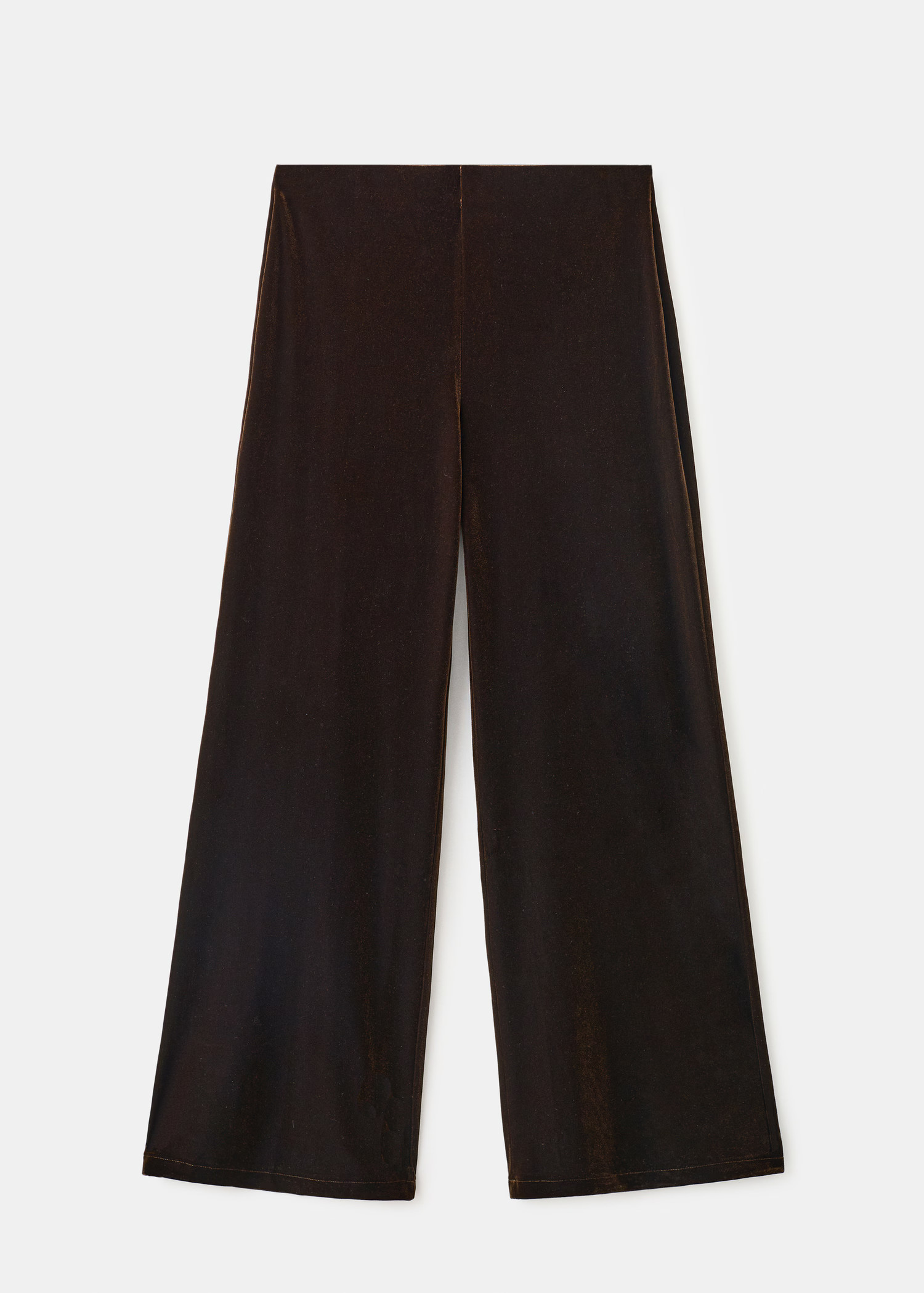 Fluwelen wideleg broek | Mango EU