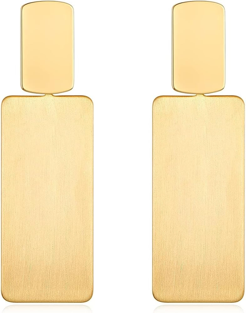 Gold Drop Dangle Earrings Long Geometric Dangle Earrings for Women Statement Jewelry Gifts | Amazon (US)