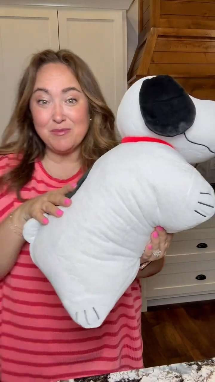 Pillow Pets Peanuts Snoopy Plush, Cute cartoon plushie and pillow 2 in 1, Travel pillow plushie for kids, teens and adult 

 #LTKSaleAlert #LTKTravel #LTKKids